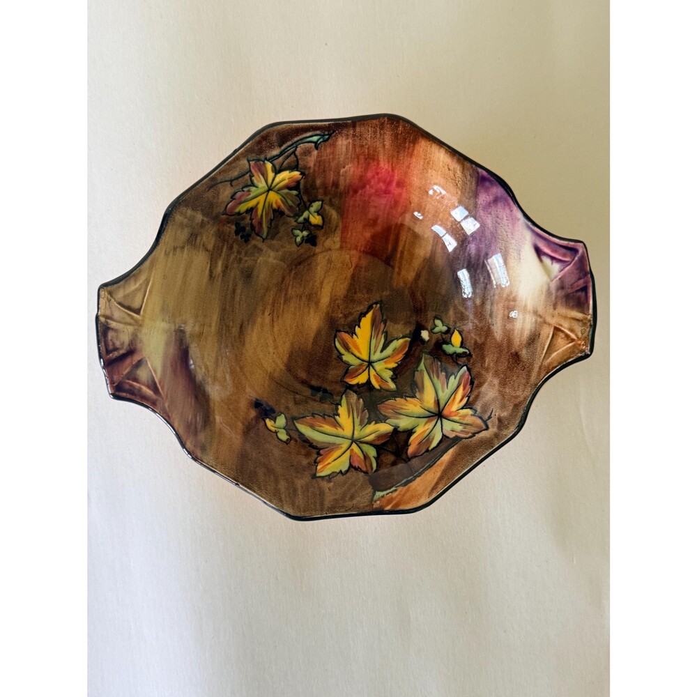 Vintage H&K Tunstall “Autumn Tints” Handled Serving Bowl / Bon Bon Dish